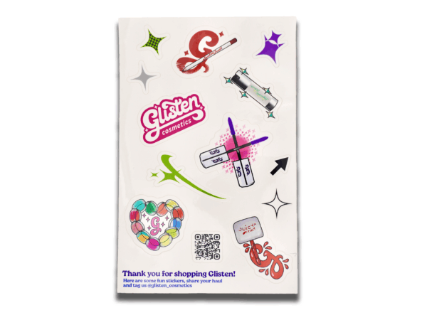 Parster Decorative Sticker Sheet – Assorted Designs