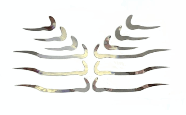 Parster Underliners Chrome Makeup Stickers – Face Lace Collection - Image 3